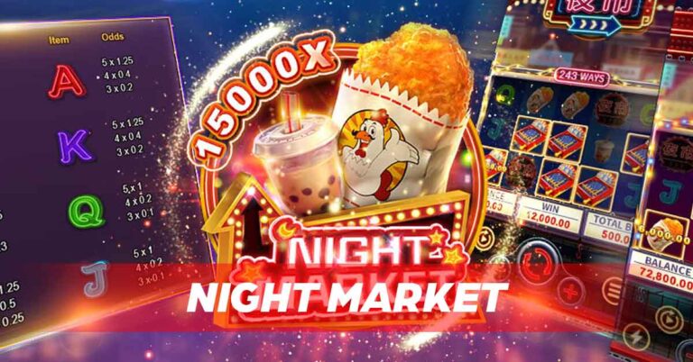 Night Market Excitement | Spin to Win on Swerte99 Casino!